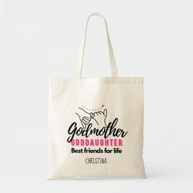 Bolsa Tote Godchild Gift - A Madrinha dos Melhores Amigos da  (Frente)