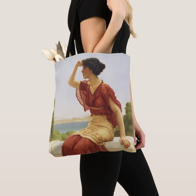 Bolsa Tote Godward O Sinal Bela Mulher Retrato (Close Up)
