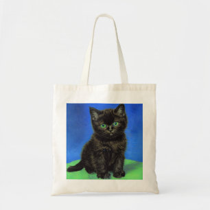 Bolsa Tote Gogh Style Black Kitten