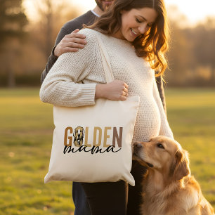 Bolsa Tote Golden Mama Mãe de Golden Retriever para ser