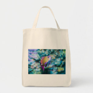 Bolsa Tote Goldie-do-mar, minúsculo peixe colorido