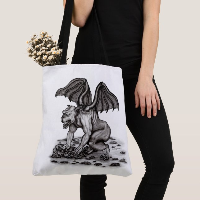 Bolsa Tote Golem Gargoyle (Close Up)