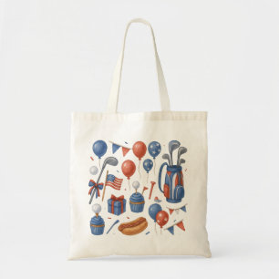 Bolsa Tote Golf American teme pela independência no dia 4 de