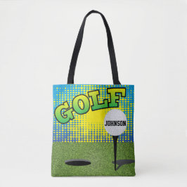 Bolsa Tote Golf 🏌️ ‍ ♂️ Design - Texto sem som