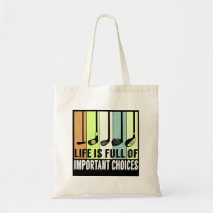 Bolsa Tote Golf Funny Life Choices