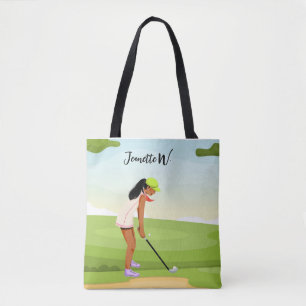 Bolsa Tote Golf Mulheres jogam golfe na moda final de semana