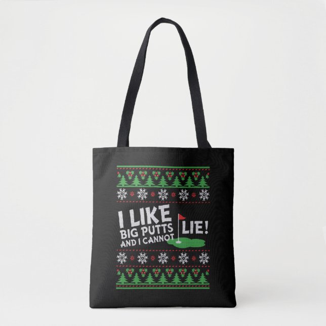 Bolsa Tote Golf Ugly Christmas (Frente)