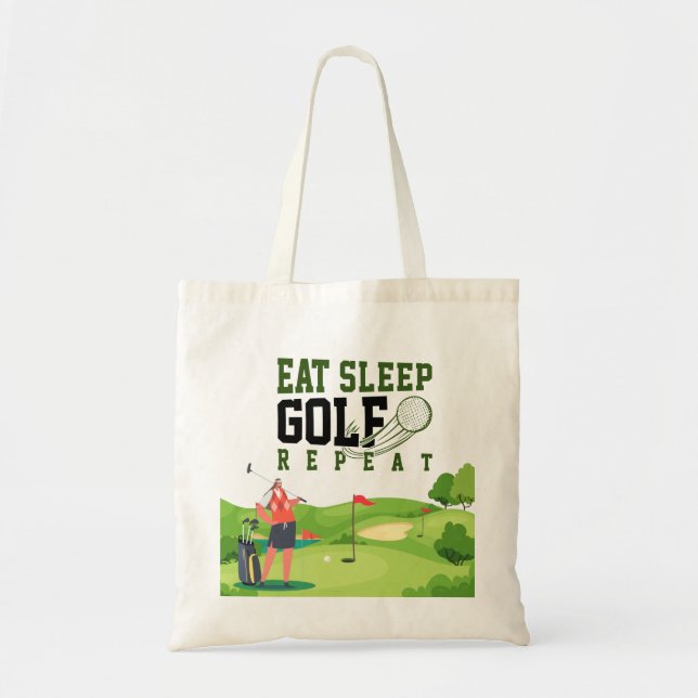 Bolsa Tote Golfe come golfe repetir (Frente)