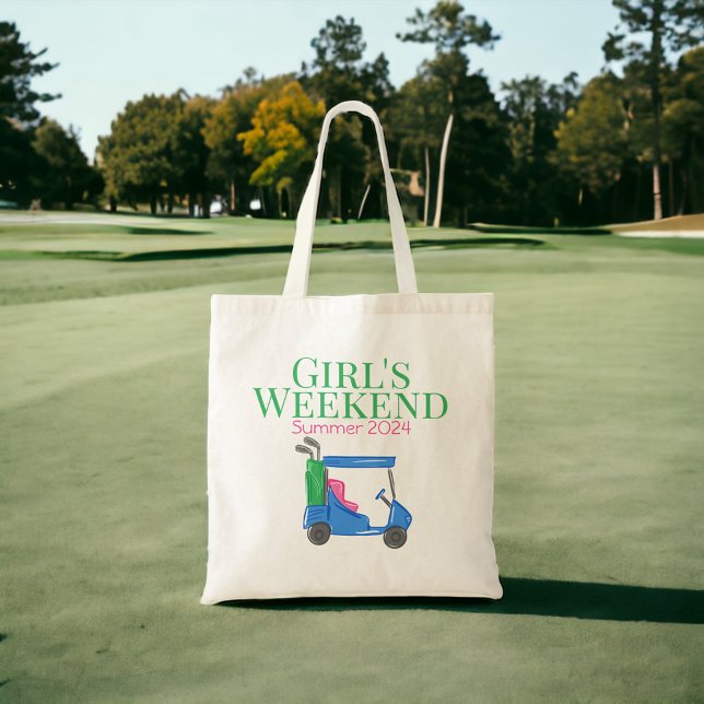 Bolsa Tote Golfe de Bachelorette de Fim de Semana para Menina (Criador carregado)