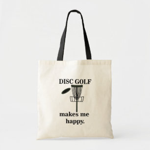 Bolsa Tote Golfe de Disco Me Faz Feliz Golfe de Disco