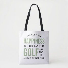 Bolsa Tote Golfe é Felicidade Presentes Divertidos para Amant