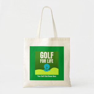 Bolsa Tote "Golfe para a Vida" - Saco de Tota de Golfe Person