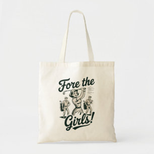 Bolsa Tote Golfe Para as Meninas Fofo Golfe Engraçado Senhora