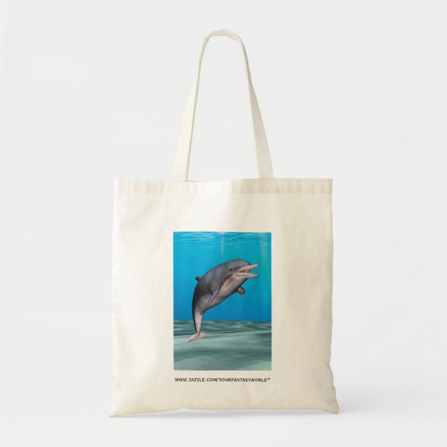 Bolsa Tote Golfinho Bonito (Frente)