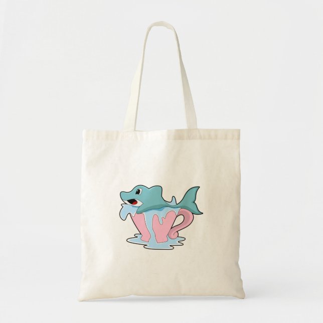 Bolsa Tote Golfinho com Taça de Água.PNG (Frente)