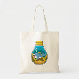 Bolsa Tote Golfinho em Nadação no Aquário