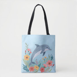 Bolsa Tote Golfinho Floral
