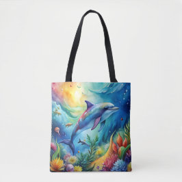 Bolsa Tote Golfinho Pintado