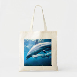 Bolsa Tote Golfinhos subaquáticos