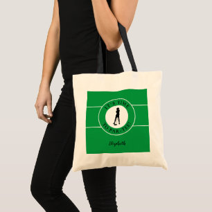 Bolsa Tote Golfista Engraçado por Hora de Saída de Golfe Fofo