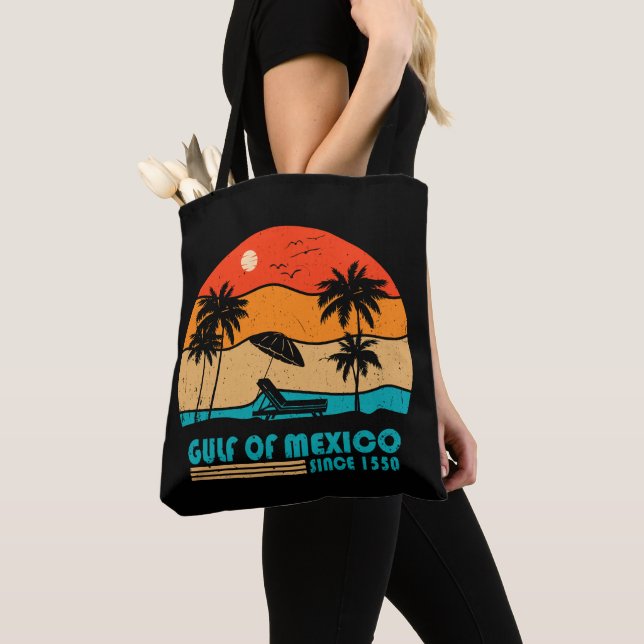 Bolsa Tote Golfo do México: Vintagem salgada (Close Up)
