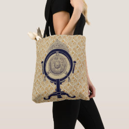 Bolsa Tote Gongo Chinês Antigo sobre Paisley