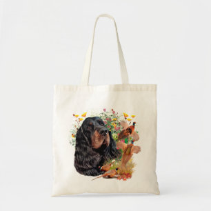 Bolsa Tote Gordon Setter, caçador de patos Tapeçaria Poster