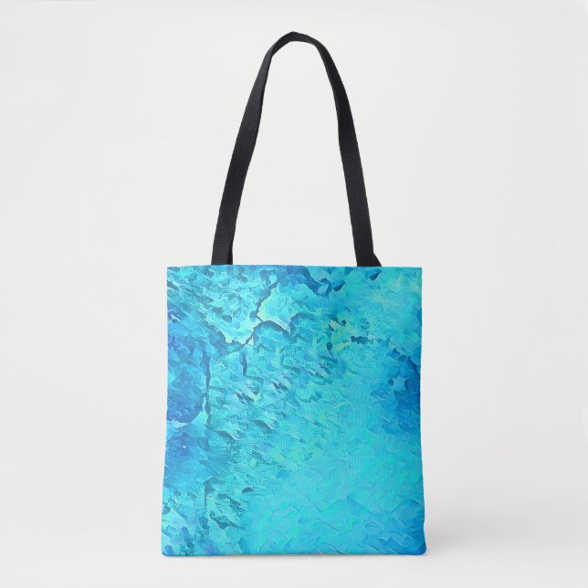 Bolsa Tote Gorgee Aquarela Tema Tropical Oceânica Design (Frente)