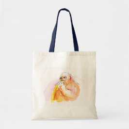 Bolsa Tote Gorilla sucking fingers Tote bag 指しゃぶりのゴリラトートバッグ