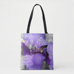 Bolsa Tote gotas de chuva na íris