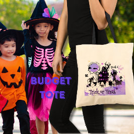 Bolsa Tote Gótica Chic Boo Bonito Orçamento de Halloween Roxo