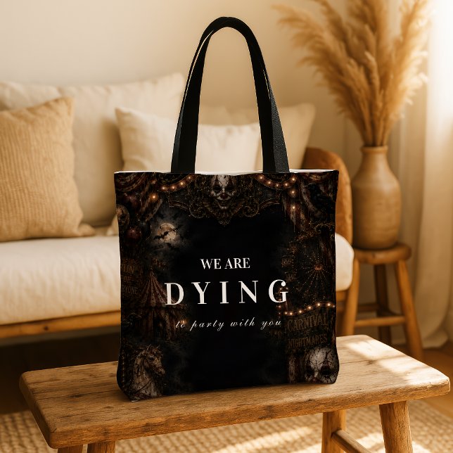 Bolsa Tote Gótico Halloween Assustador (Criador carregado)