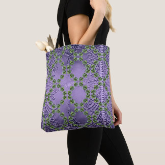 Bolsa Tote Gotículas Verdes de Chuva