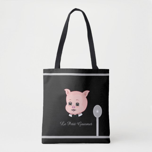 Bolsa Tote Gourmet Pequeno Porco (Frente)