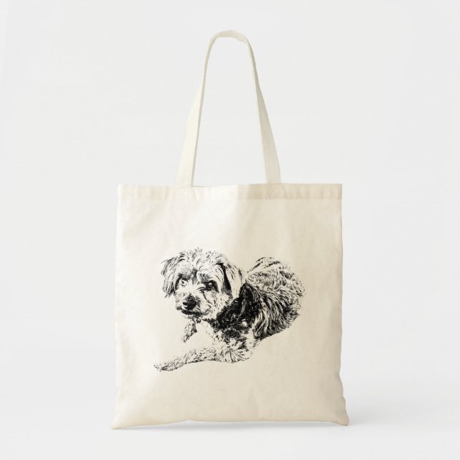 Bolsa Tote Graça Gráfica de um Amigo Vigente (Frente)