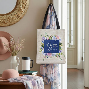 Bolsa Tote Graça incrível floral  