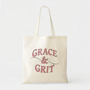 Bolsa Tote Grace & Grit em rosa e Cinza