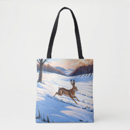 Bolsa Tote Graceful Bounds of Hare : Cheio da alegria do inve