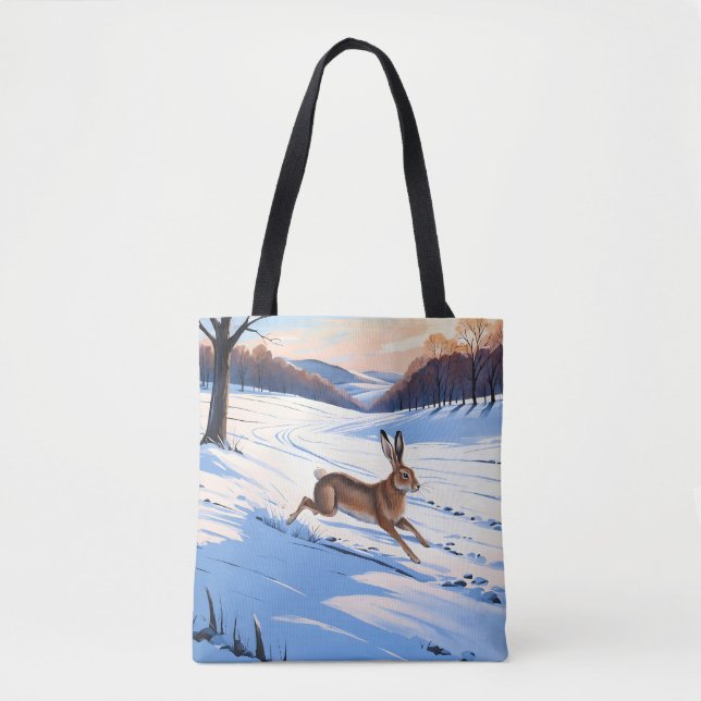 Bolsa Tote Graceful Bounds of Hare : Cheio da alegria do inve (Frente)