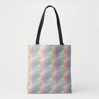 Bolsa Tote Gradiente Abstrato Pastel Suave Cor Estética