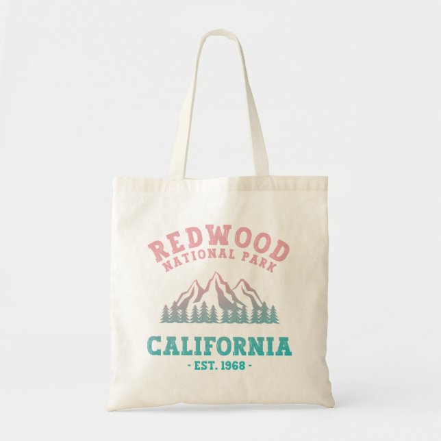 Bolsa Tote Gradiente da Califórnia no Parque Nacional Redwood (Frente)