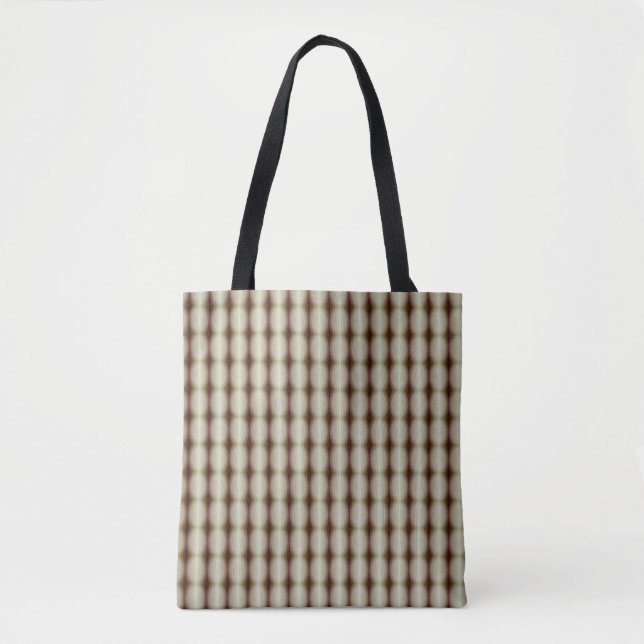 Bolsa Tote Gradiente Marrom Bege e Areia Abstrato Moderno (Frente)