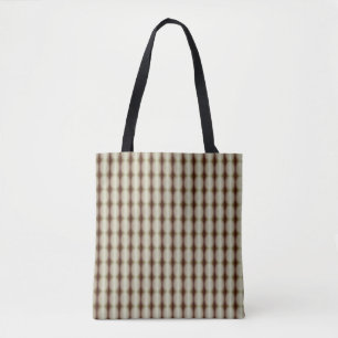 Bolsa Tote Gradiente Marrom e Bege Areia Abstrato Moderno