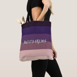 Bolsa Tote Gradiente Mauve Elegante