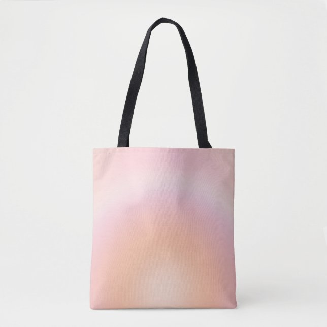 Bolsa Tote Gradiente Peach Fuzz (Frente)