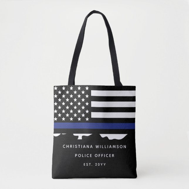 Bolsa Tote Graduação da Academia de Polícia de Polícia Person (Frente)