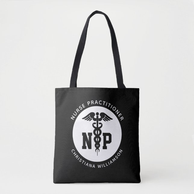 Bolsa Tote Graduação de Enfermeiro NP Personalizado (Frente)