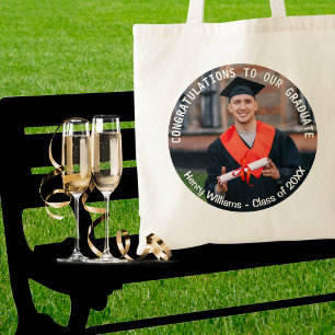 Bolsa Tote Graduação Foto Elegante Keepsasak