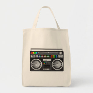 Bolsa Tote gráfico blaster do gueto da boombox