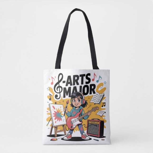Bolsa Tote Gráfico de Artes - Única Criativa (Frente)